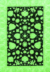 Oriental Green Traditional Rug, abs3468grn