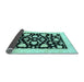 Sideview of Oriental Light Blue Traditional Rug, abs3468lblu