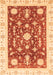 Abstract Orange Modern Rug, abs3469org