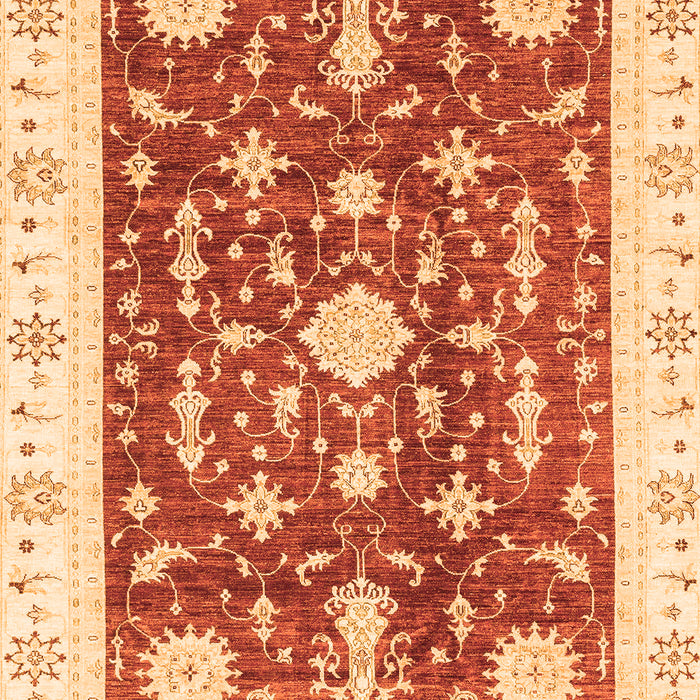 Abstract Orange Modern Rug, abs3469org