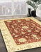 Machine Washable Abstract Mustard Yellow Rug in a Family Room, wshabs3469