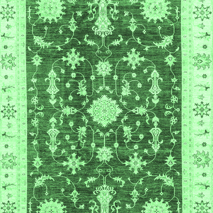 Abstract Emerald Green Modern Rug, abs3469emgrn