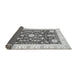 Sideview of Abstract Gray Modern Rug, abs3469gry