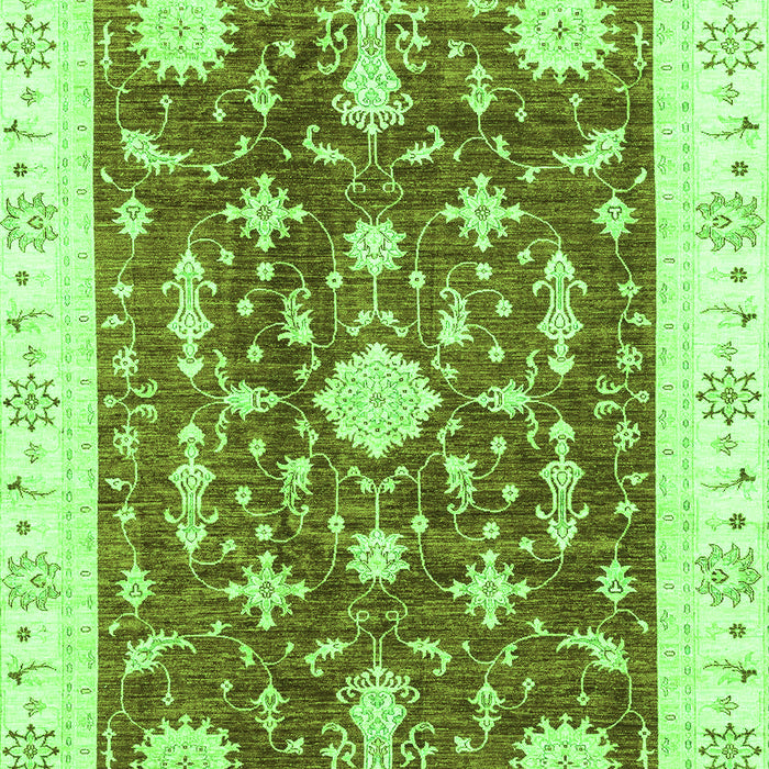 Abstract Green Modern Rug, abs3469grn