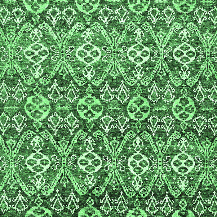 Abstract Emerald Green Modern Rug, abs346emgrn