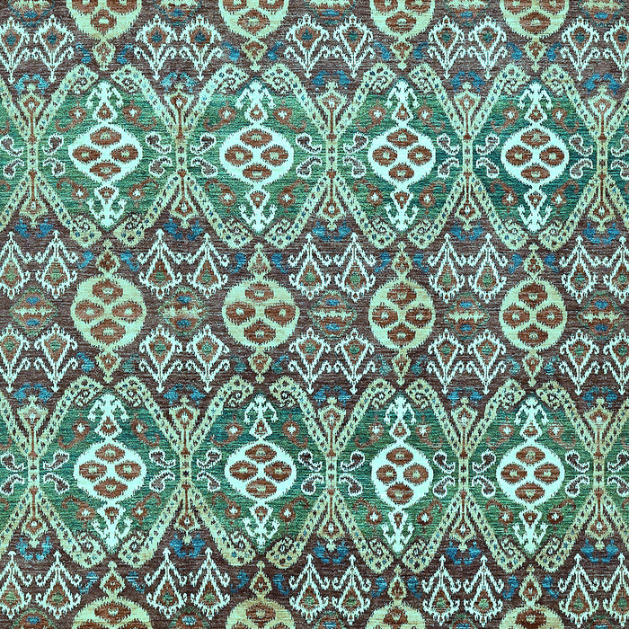 Abstract Light Blue Modern Rug, abs346lblu