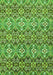 Machine Washable Abstract Green Modern Area Rugs, wshabs346grn