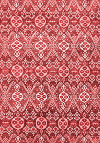 Abstract Red Modern Rug, abs346red