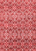 Abstract Red Modern Area Rugs