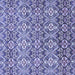 Square Abstract Blue Modern Rug, abs346blu