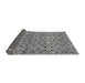 Sideview of Abstract Gray Modern Rug, abs346gry