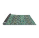 Sideview of Abstract Light Blue Modern Rug, abs346lblu