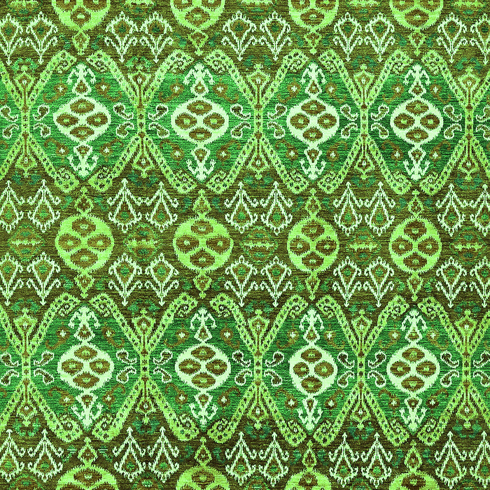 Abstract Green Modern Rug, abs346grn