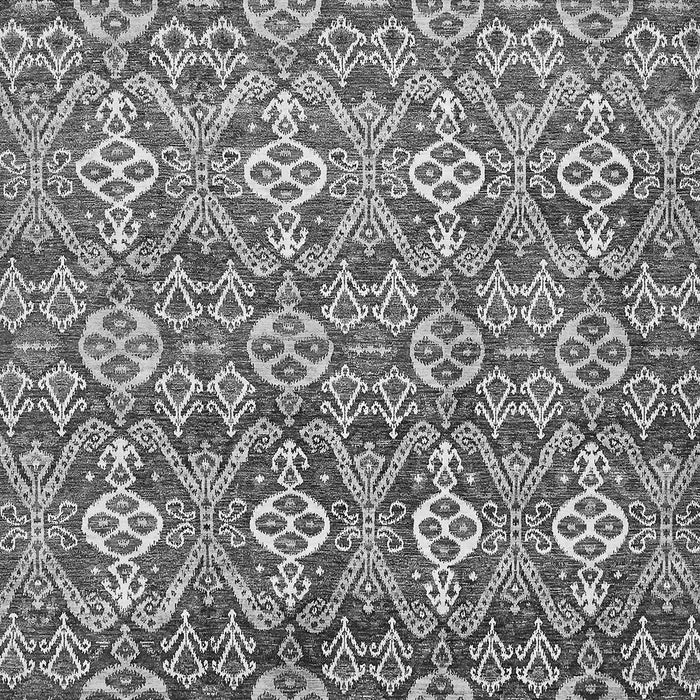 Machine Washable Abstract Gray Modern Rug, wshabs346gry