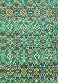 Abstract Turquoise Modern Rug, abs346turq