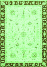 Abstract Green Modern Rug, abs3470grn