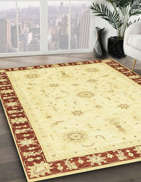 Abstract Sun Yellow Modern Rug, abs3470