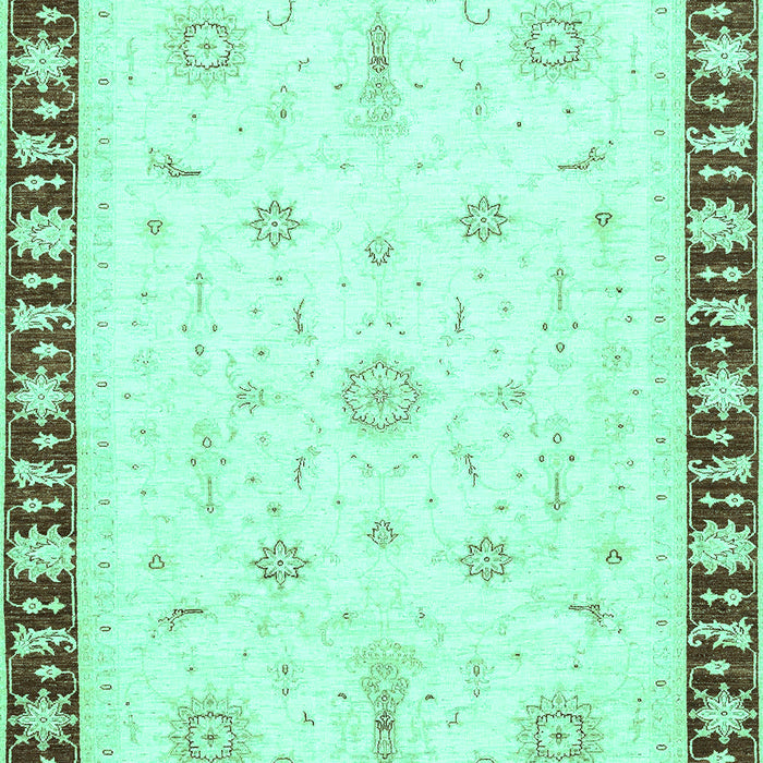 Abstract Turquoise Modern Rug, abs3470turq