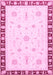 Abstract Pink Modern Rug, abs3470pnk