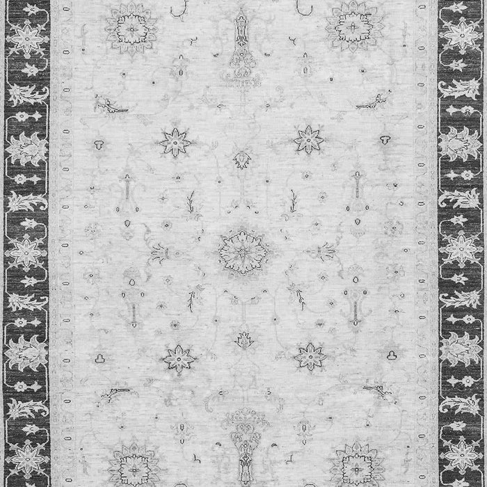 Machine Washable Abstract Gray Modern Rug, wshabs3470gry