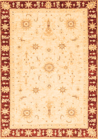 Abstract Orange Modern Rug, abs3470org