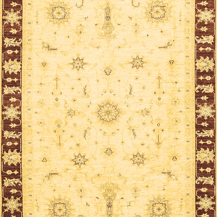 Abstract Brown Modern Rug, abs3470brn