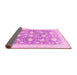 Sideview of Oriental Pink Traditional Rug, abs3471pnk