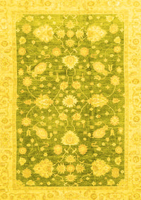 Oriental Yellow Traditional Rug, abs3471yw