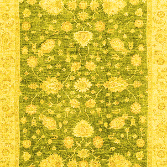 Oriental Yellow Traditional Rug, abs3471yw