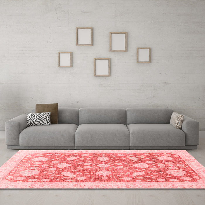 Traditional Red Washable Rugs