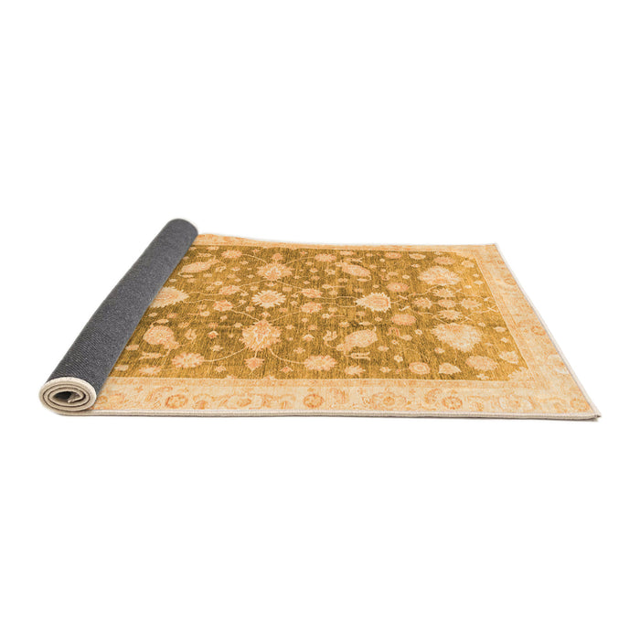 Sideview of Oriental Orange Traditional Rug, abs3471org