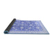 Sideview of Oriental Blue Traditional Rug, abs3471blu