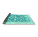 Sideview of Oriental Light Blue Traditional Rug, abs3471lblu