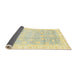 Sideview of Abstract Sun Yellow Oriental Rug, abs3472