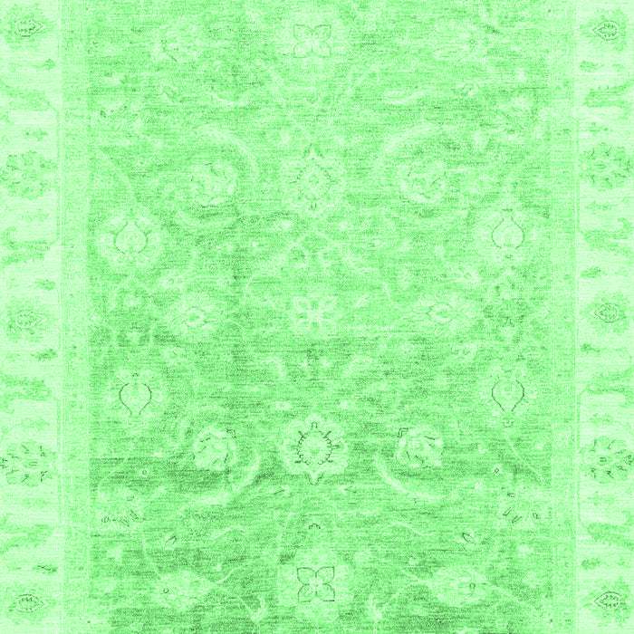 Oriental Emerald Green Traditional Rug, abs3472emgrn