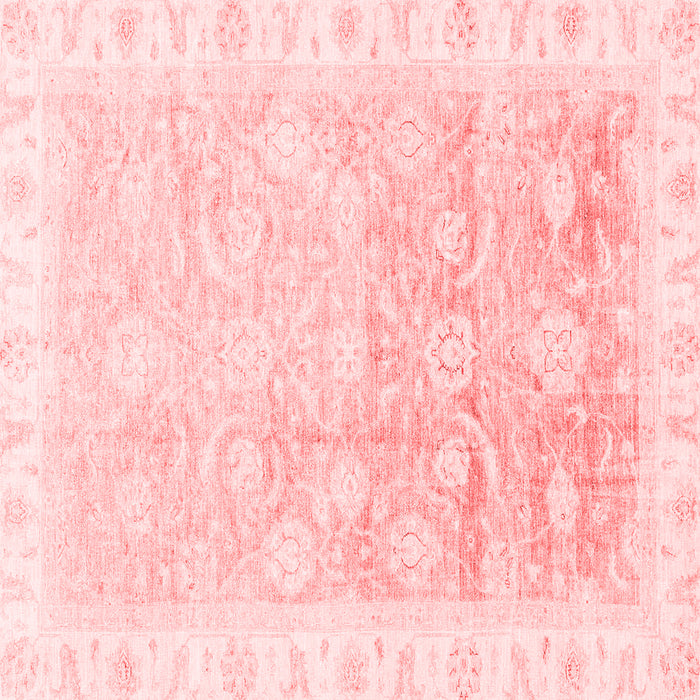 Machine Washable Oriental Red Traditional Rug, wshabs3472red