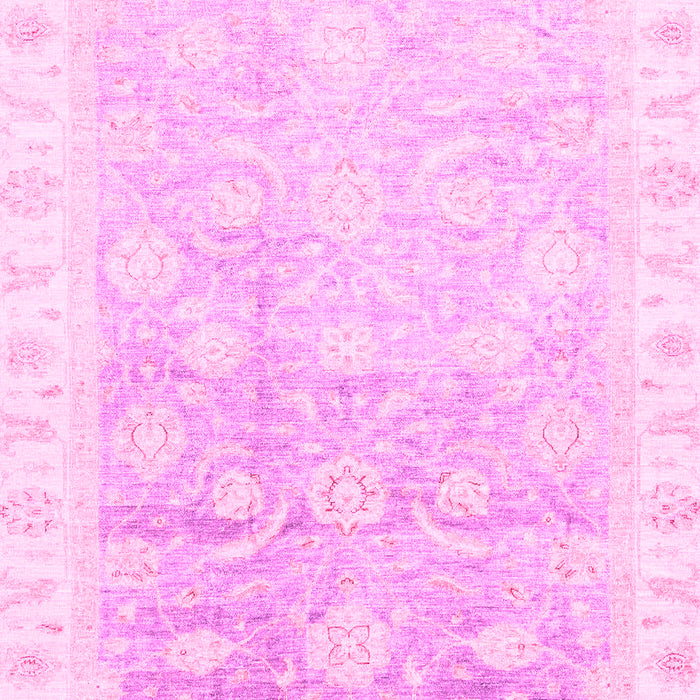 Machine Washable Oriental Pink Traditional Rug, wshabs3472pnk