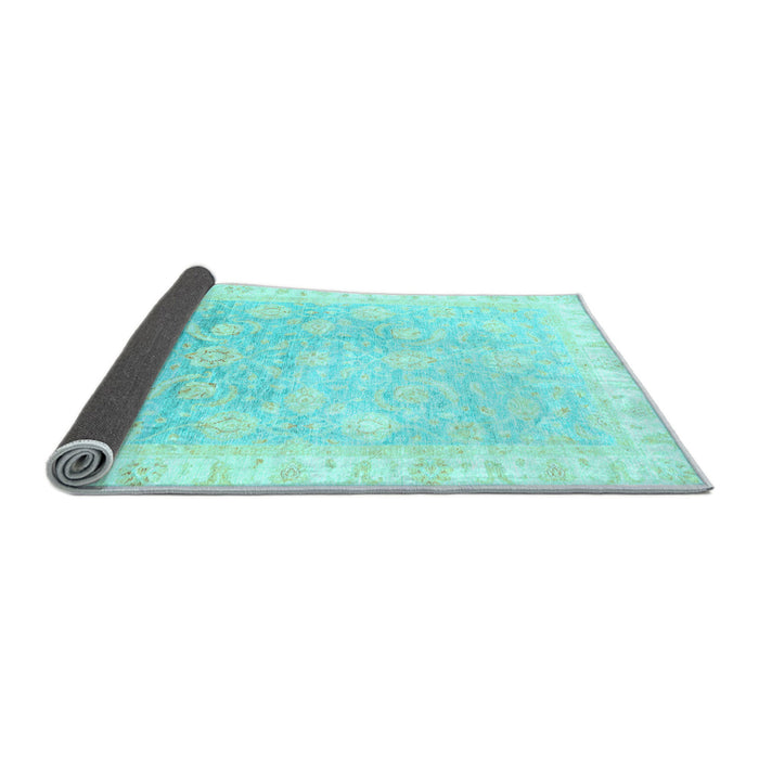 Sideview of Oriental Light Blue Traditional Rug, abs3472lblu