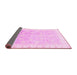 Sideview of Oriental Pink Traditional Rug, abs3472pnk