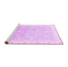 Sideview of Machine Washable Oriental Purple Traditional Area Rugs, wshabs3472pur