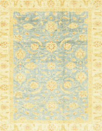 Machine Washable Abstract Sun Yellow Rug, wshabs3472