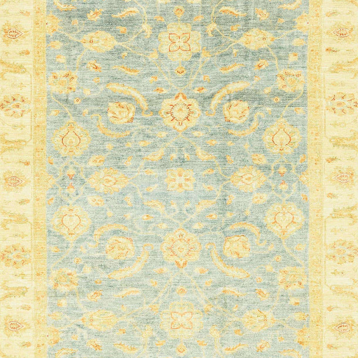 Machine Washable Abstract Sun Yellow Rug, wshabs3472