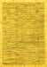 Machine Washable Abstract Yellow Modern Rug, wshabs3473yw