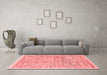 Modern Red Washable Rugs