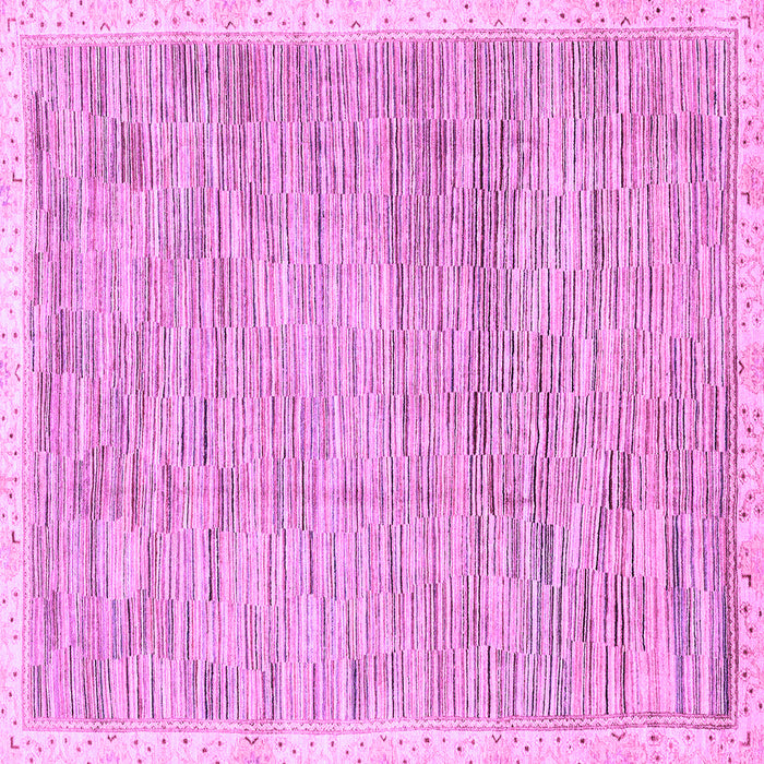 Square Abstract Purple Modern Rug, abs3473pur