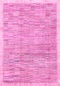 Abstract Pink Modern Rug, abs3473pnk