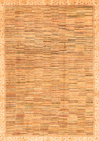 Abstract Orange Modern Rug, abs3473org