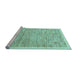 Sideview of Machine Washable Abstract Light Blue Modern Rug, wshabs3473lblu