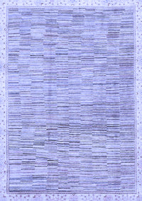 Abstract Blue Modern Rug, abs3473blu