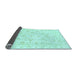 Sideview of Oriental Light Blue Traditional Rug, abs3474lblu